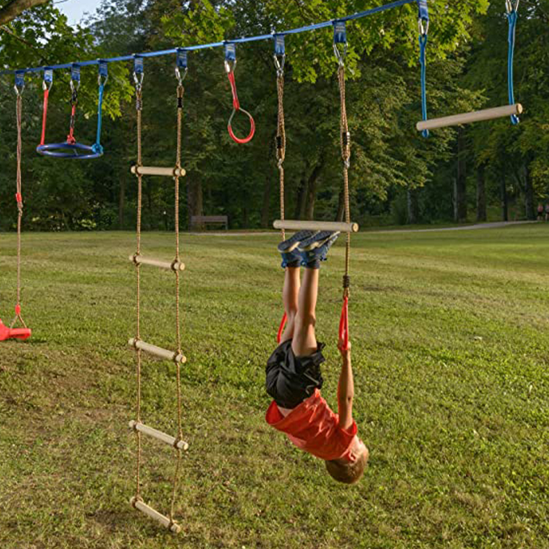 Puinen säädettävä trapeze-keinutanko